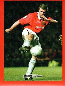 Cromo Roy Keane - Manchester United. Europe 2000 n. 46 - Futera