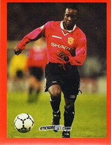 Cromo Dwight Yorke - Manchester United. Europe 2000 n. 59 - Futera