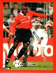 Cromo Dwight Yorke - Manchester United. Europe 2000 n. 60 - Futera