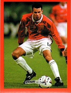 Figurina Ryan Giggs - Manchester United. Europe 2000 n. 63 - Futera