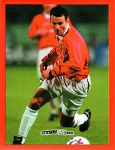Figurina Ryan Giggs - Manchester United. Europe 2000 n. 65 - Futera