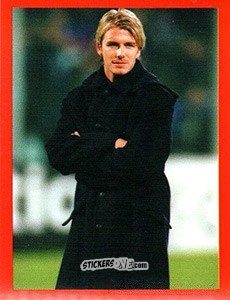 Figurina David Beckham - Manchester United. Europe 2000 n. 76 - Futera