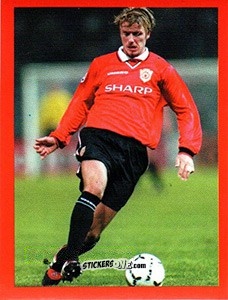 Figurina David Beckham - Manchester United. Europe 2000 n. 82 - Futera
