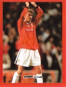 Figurina David Beckham - Manchester United. Europe 2000 n. 84 - Futera