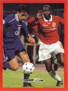 Sticker Andy Cole - Manchester United. Europe 2000 n. 86 - Futera
