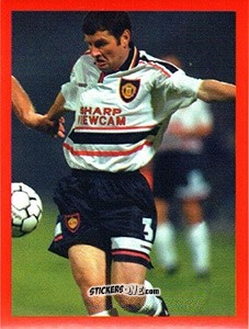 Figurina Denis Irwin - Manchester United. Europe 2000 n. 95 - Futera