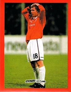 Cromo Paul Scholes - Manchester United. Europe 2000 n. 108 - Futera