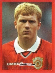 Cromo Paul Scholes - Manchester United. Europe 2000 n. 109 - Futera