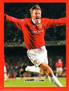 Cromo Teddy Sheringham - Manchester United. Europe 2000 n. 125 - Futera