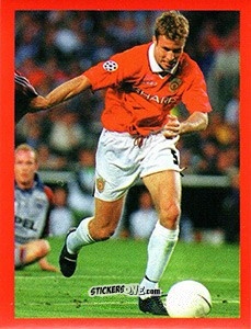 Cromo Ronny Johnsen - Manchester United. Europe 2000 n. 130 - Futera