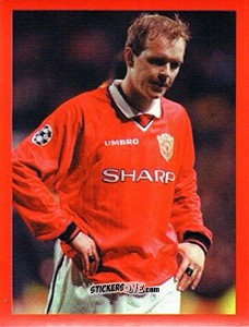 Figurina Henning Berg - Manchester United. Europe 2000 n. 134 - Futera