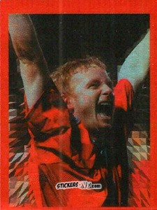 Figurina David May - Manchester United. Europe 2000 n. 142 - Futera