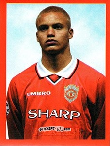 Cromo Wes Brown - Manchester United. Europe 2000 n. 144 - Futera