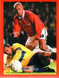 Cromo Wes Brown - Manchester United. Europe 2000 n. 145 - Futera