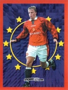 Sticker Erik Nevland - Manchester United. Europe 2000 n. 146 - Futera