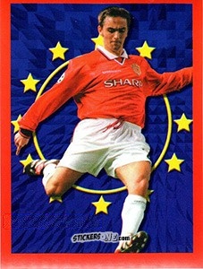Cromo Michael Clegg - Manchester United. Europe 2000 n. 150 - Futera