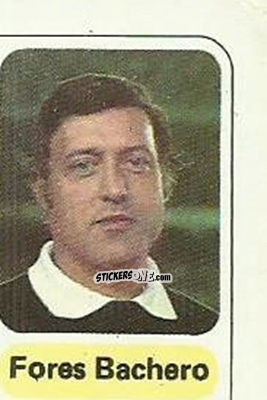 Figurina F. Bachero - Futbol en Accion 1977-1978
 n. 372 - PACOSA