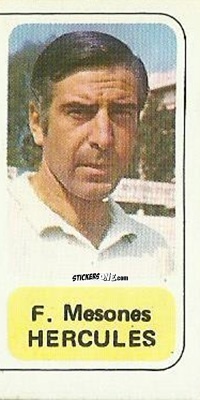 Sticker F. Mesones - Futbol en Accion 1977-1978
 n. 356 - PACOSA