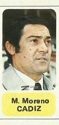 Sticker M. Moreno - Futbol en Accion 1977-1978
 n. 361 - PACOSA