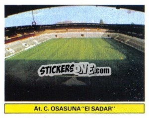 Sticker A.C. Osasuna - El Sadar - Liga Spagnola 1981-1982
 n. C12 - Colecciones ESTE