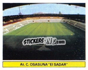 Cromo A.C. Osasuna - El Sadar - Liga Spagnola 1981-1982
 - Colecciones ESTE