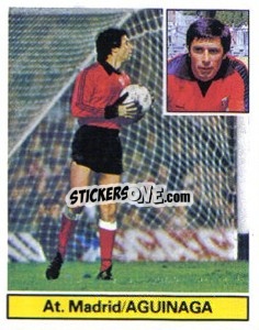 Sticker Aguinaga - Liga Spagnola 1981-1982
 - Colecciones ESTE
