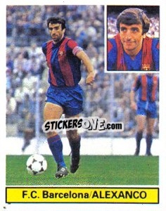 Sticker Alexanco - Liga Spagnola 1981-1982
 - Colecciones ESTE