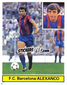 Sticker Alexanco - Liga Spagnola 1981-1982
 n. 7 - Colecciones ESTE