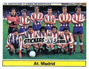 Cromo Atlético de Madrid - Liga Spagnola 1981-1982
 - Colecciones ESTE