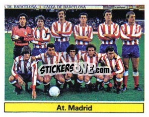 Sticker Atlético de Madrid - Liga Spagnola 1981-1982
 n. A10 - Colecciones ESTE