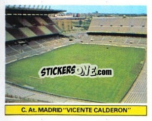 Cromo Atlético de Madrid - Vicente Calderón - Liga Spagnola 1981-1982
 - Colecciones ESTE