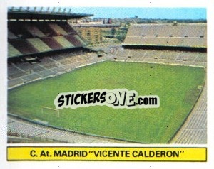 Figurina Atlético de Madrid - Vicente Calderón - Liga Spagnola 1981-1982
 n. C10 - Colecciones ESTE