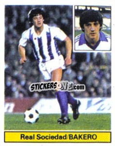Sticker Bakero - Liga Spagnola 1981-1982
 n. 254 - Colecciones ESTE
