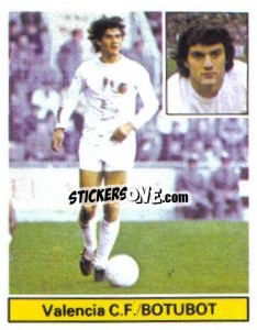 Cromo Botubot - Liga Spagnola 1981-1982
 - Colecciones ESTE