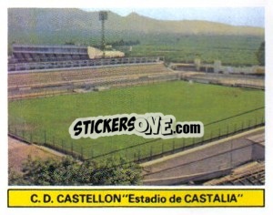 Cromo C.D. Castellón - Estadio de Castalia