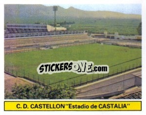 Sticker C.D. Castellón - Estadio de Castalia - Liga Spagnola 1981-1982
 n. C5 - Colecciones ESTE