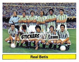 Cromo C.R. Betis - Liga Spagnola 1981-1982
 - Colecciones ESTE