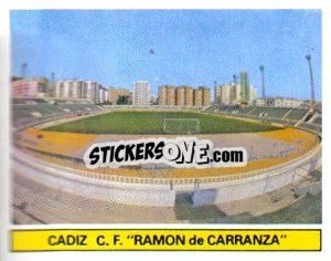 Cromo Cádiz C.F. - Ramón de Carranza