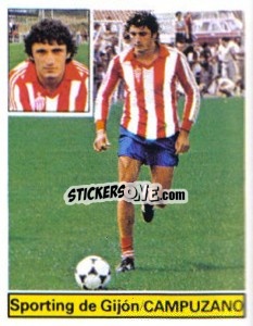 Cromo Campuzano - Liga Spagnola 1981-1982
 - Colecciones ESTE