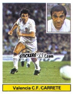 Cromo Carrete - Liga Spagnola 1981-1982
 - Colecciones ESTE
