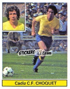 Sticker Choquet - Liga Spagnola 1981-1982
 - Colecciones ESTE