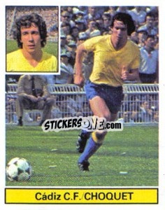 Sticker Choquet - Liga Spagnola 1981-1982
 n. 66 - Colecciones ESTE