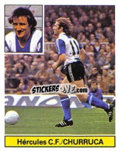 Sticker Churruca - Liga Spagnola 1981-1982
 - Colecciones ESTE