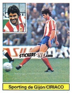 Cromo Ciriaco - Liga Spagnola 1981-1982
 - Colecciones ESTE