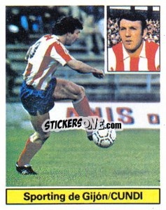 Sticker Cundi - Liga Spagnola 1981-1982
 n. 107 - Colecciones ESTE