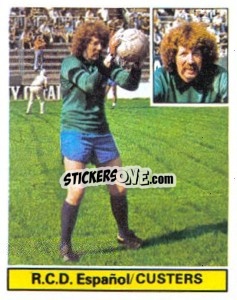 Sticker Custer - Liga Spagnola 1981-1982
 n. F27 - Colecciones ESTE