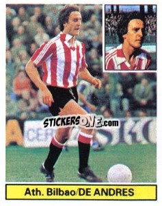 Sticker De Andrés - Liga Spagnola 1981-1982
 - Colecciones ESTE