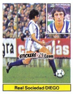 Sticker Diego - Liga Spagnola 1981-1982
 n. 250 - Colecciones ESTE