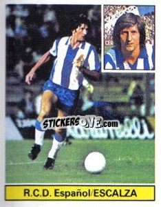 Cromo Escalza - Liga Spagnola 1981-1982
 - Colecciones ESTE