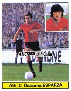Sticker Esparza - Liga Spagnola 1981-1982
 - Colecciones ESTE